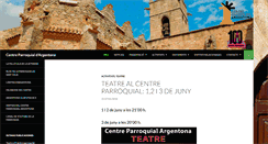 Desktop Screenshot of centreparroquialargentona.cat